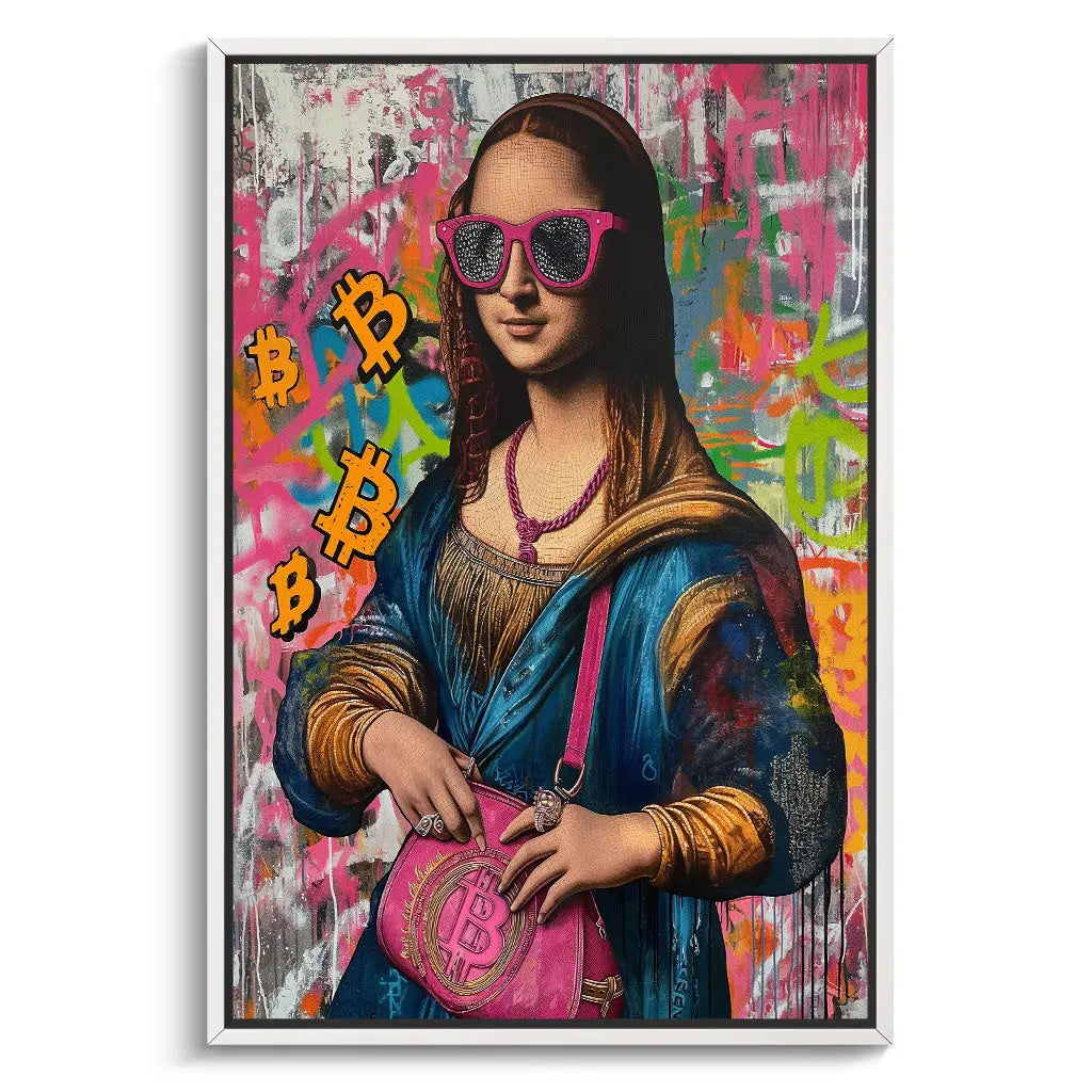 Canvarisma - "MONALISA BITCOIN" -  Bild
