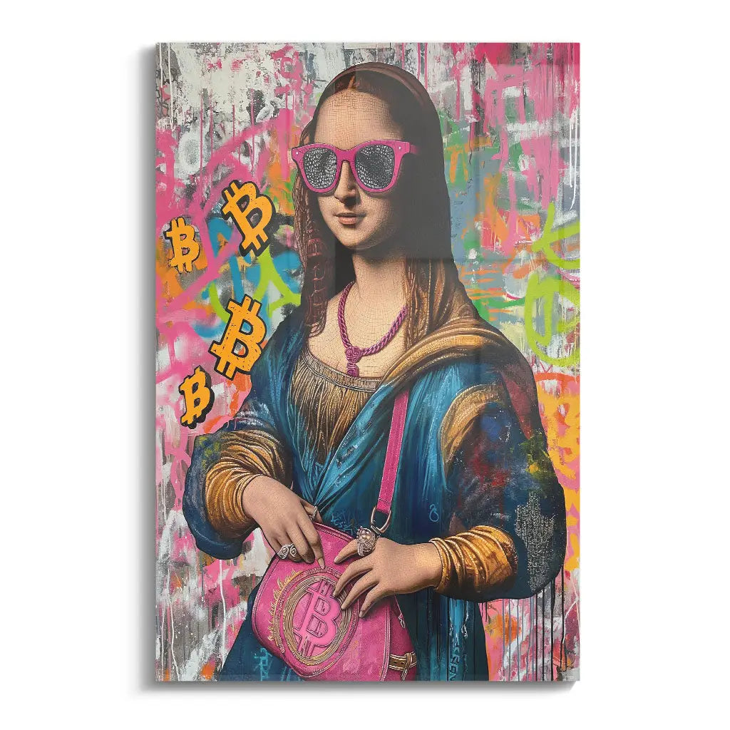 Canvarisma - "MONALISA BITCOIN" -  Bild