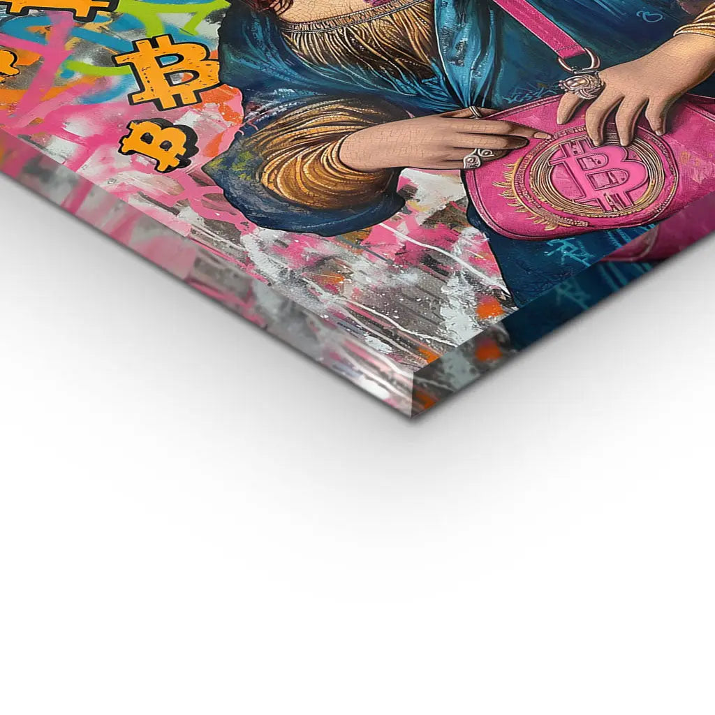 Canvarisma - "MONALISA BITCOIN" -  Bild