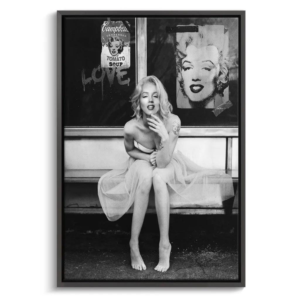 Canvarisma - "NEW MARYLIN BW" -  Bild