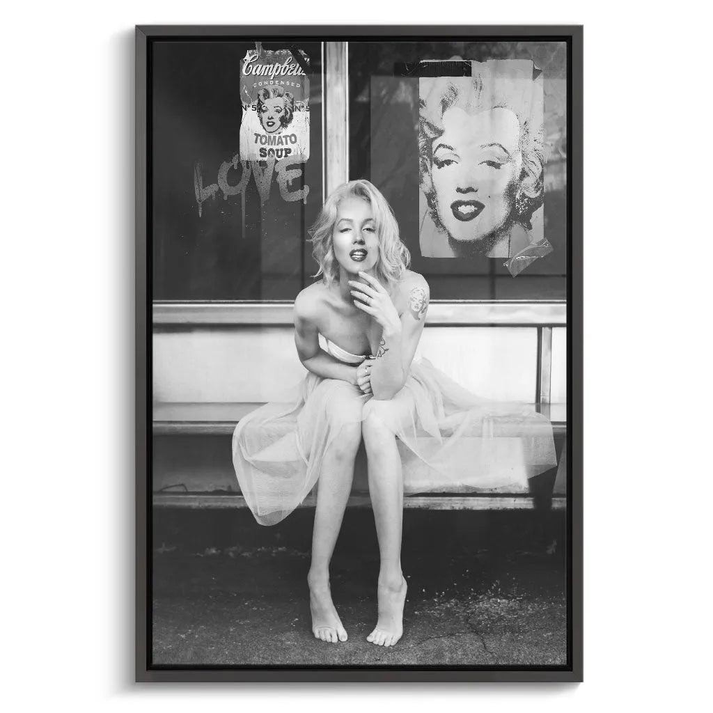 Canvarisma - "NEW MARYLIN BW" -  Bild
