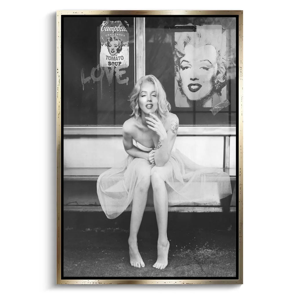 Canvarisma - "NEW MARYLIN BW" -  Bild