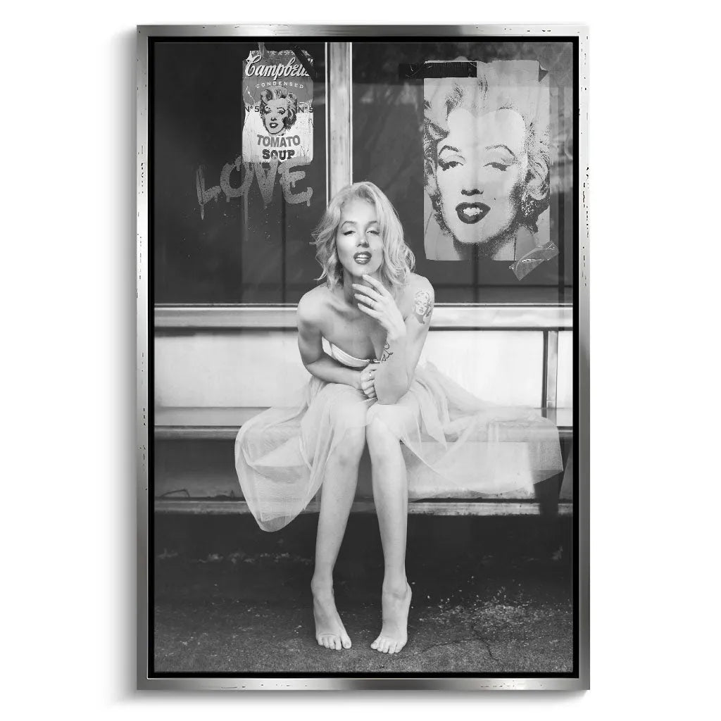 Canvarisma - "NEW MARYLIN BW" -  Bild