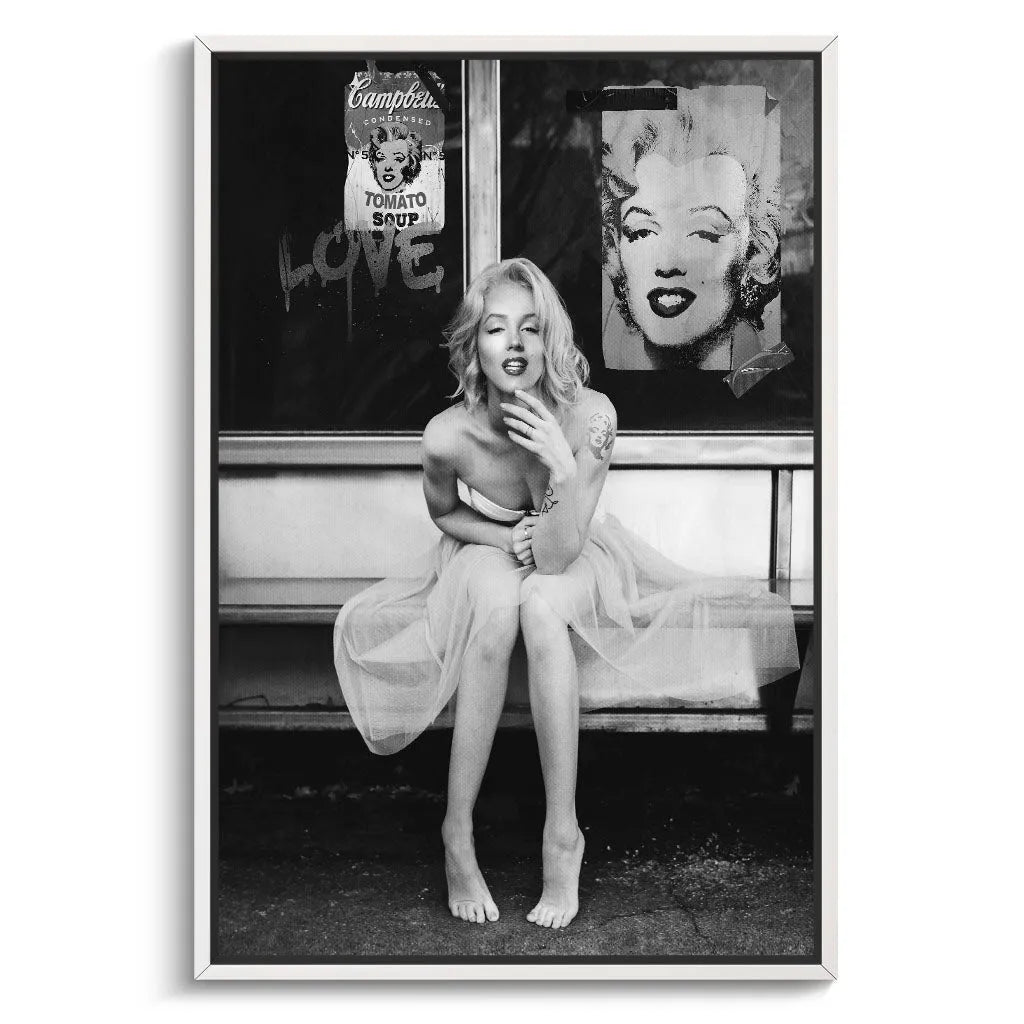 Canvarisma - "NEW MARYLIN BW" -  Bild
