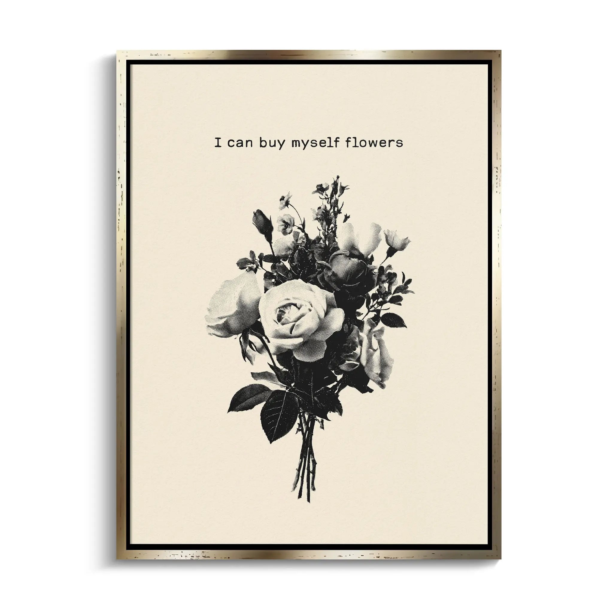 Canvarisma - "I CAN BUYMYSELF FLOWERS" -  Bild