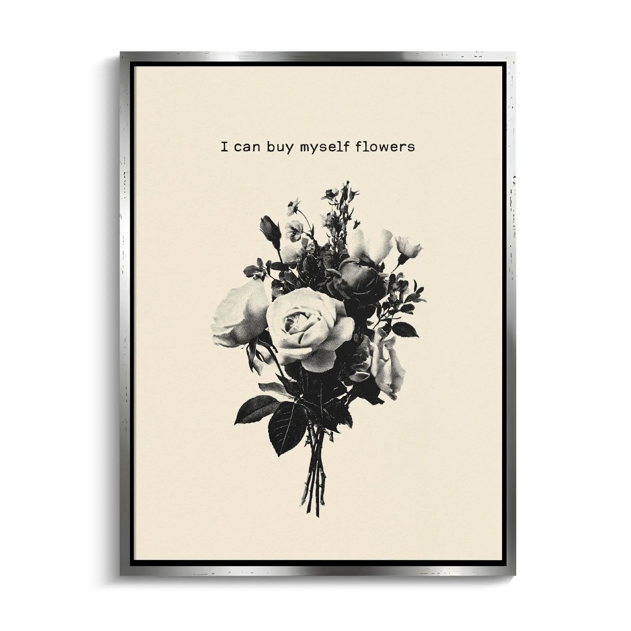 Canvarisma - "I CAN BUYMYSELF FLOWERS" -  Bild