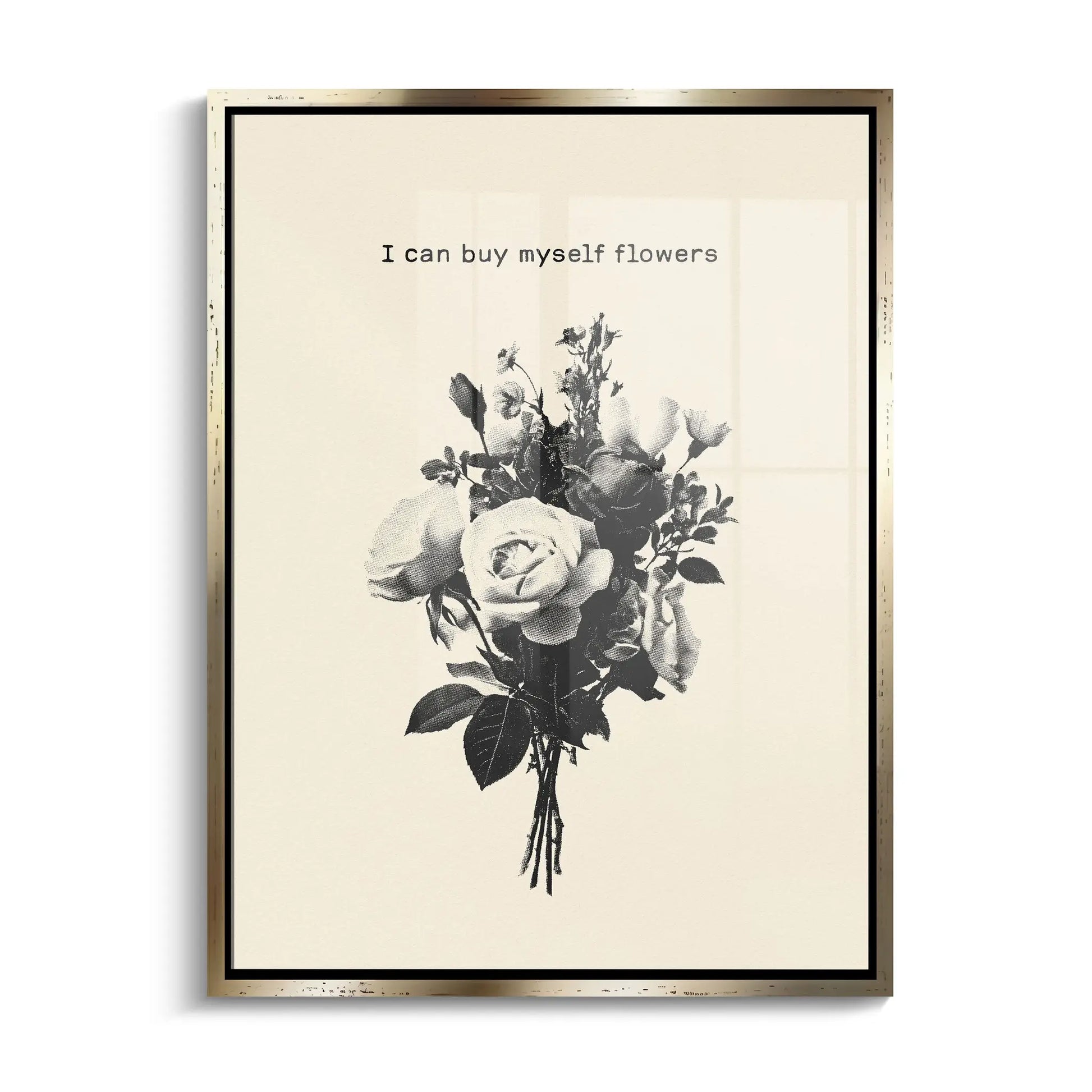 Canvarisma - "I CAN BUYMYSELF FLOWERS" -  Bild