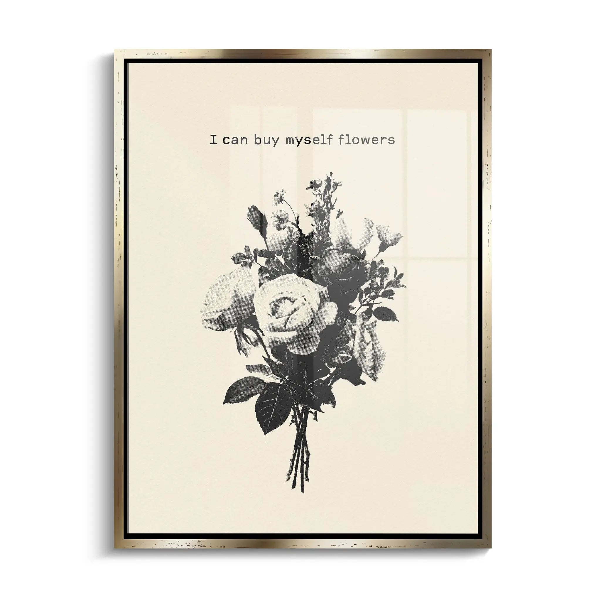 Canvarisma - "I CAN BUYMYSELF FLOWERS" -  Bild