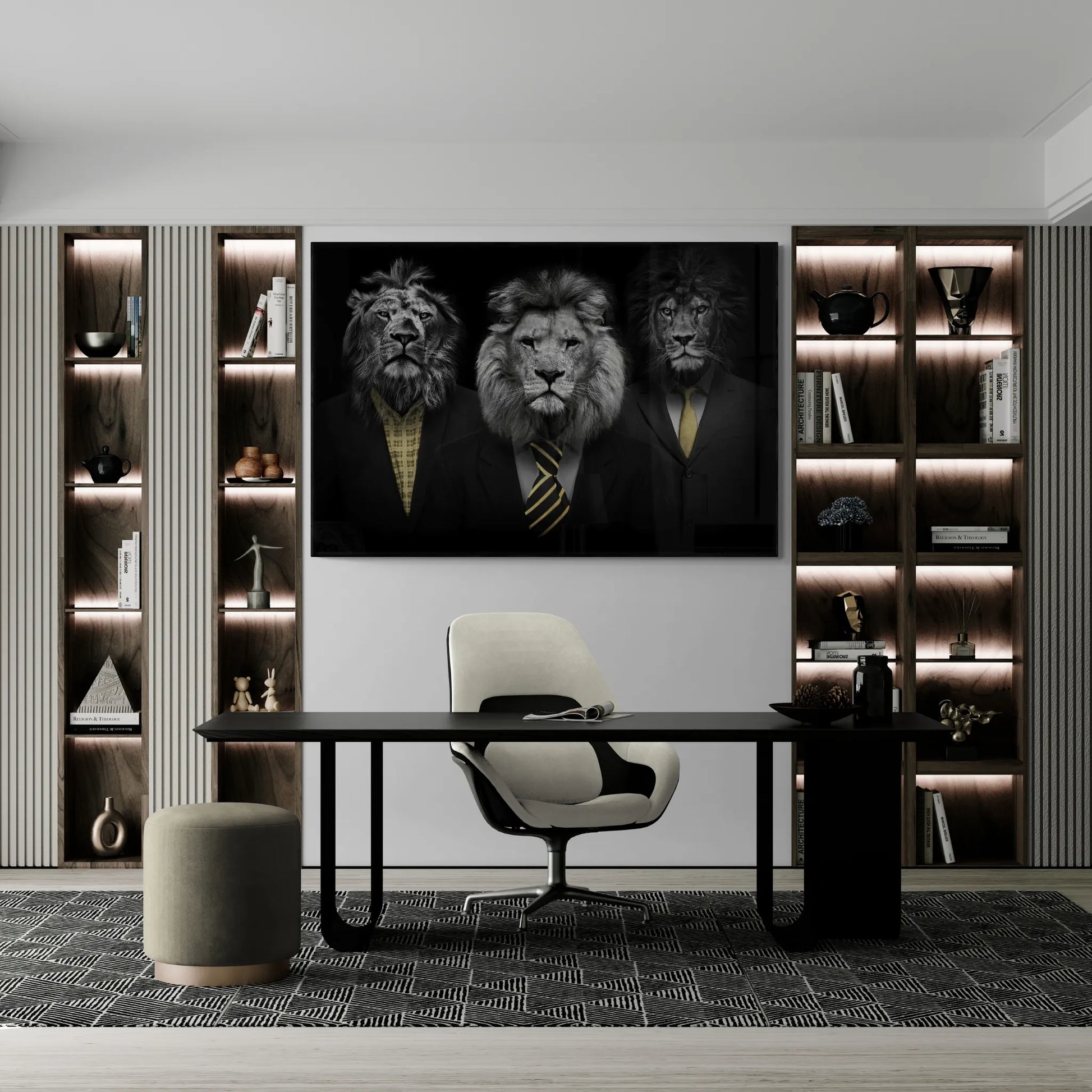 Canvarisma - "GOLDEN LIONS" -  Bild