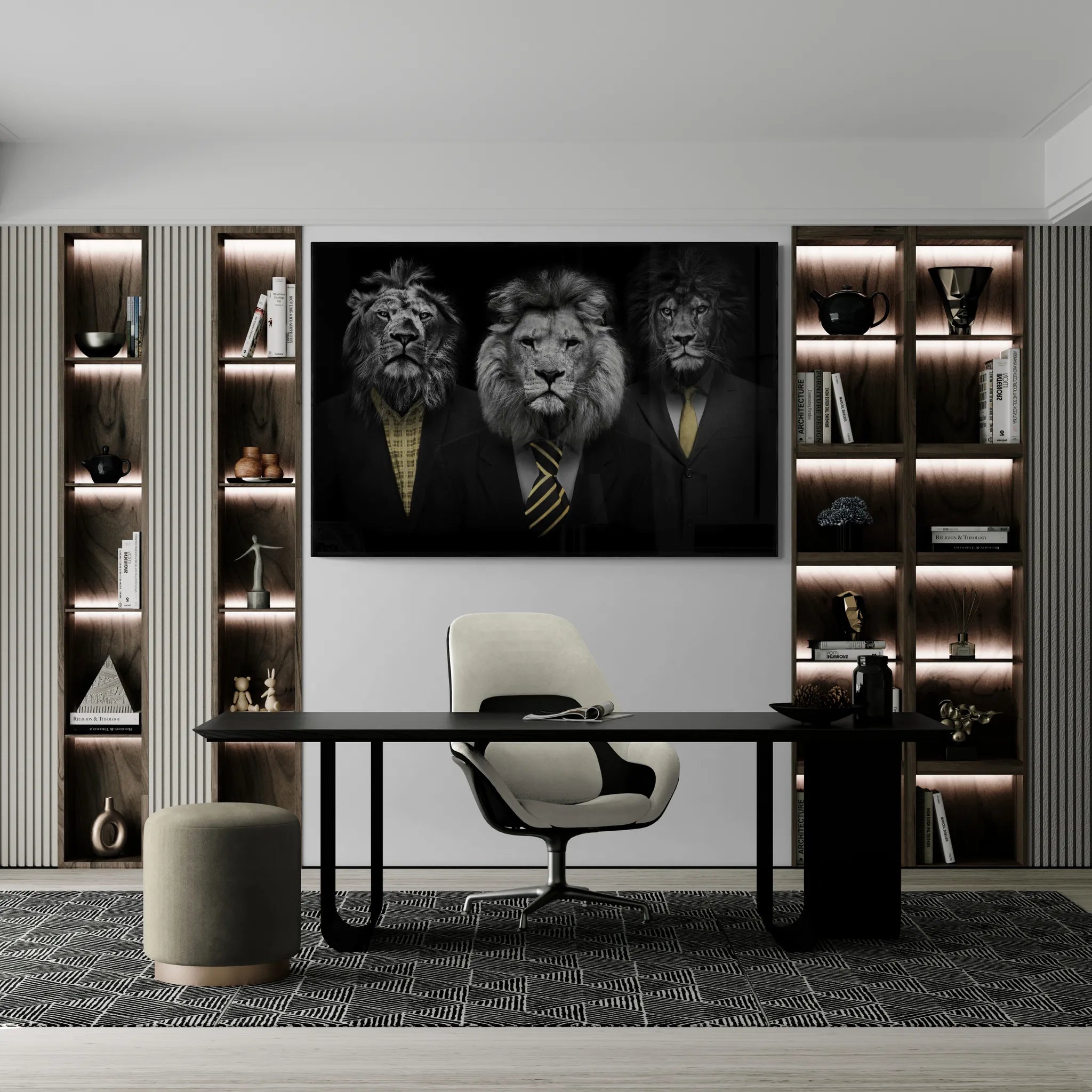 Canvarisma - "GOLDEN LIONS" -  Bild