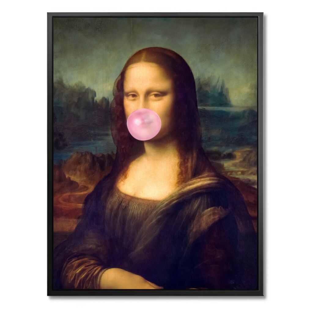 "MONA LISA BUBBLE GUM"