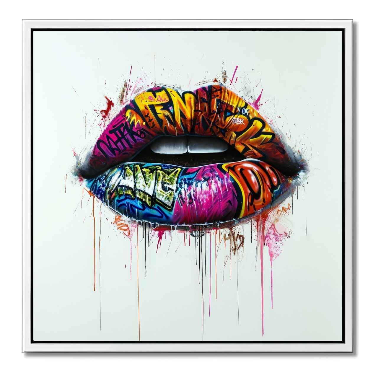 "GRAFFITI LIPS" - Art For Everyone