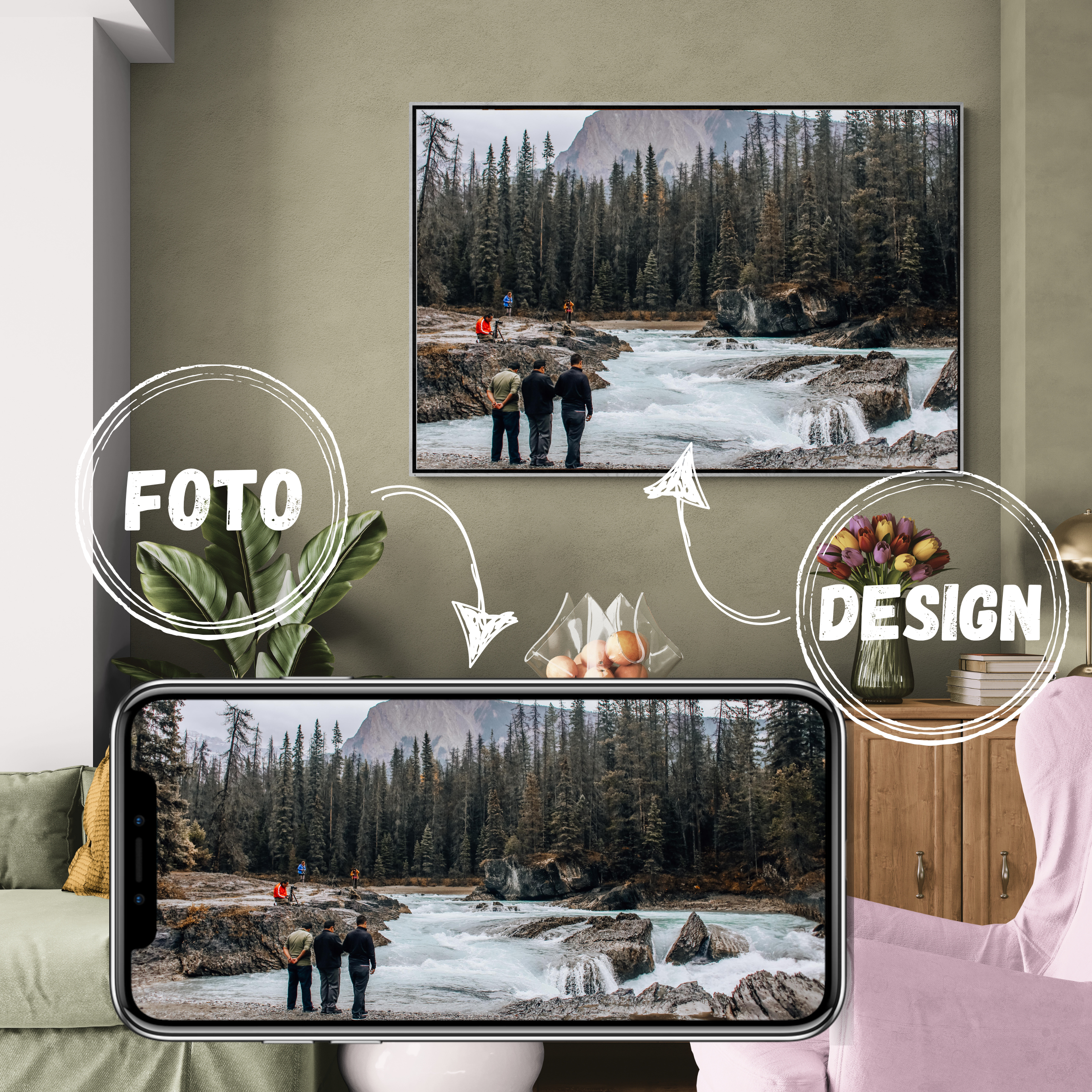 "DEIN FOTO IM PORTRÄT-FORMAT"