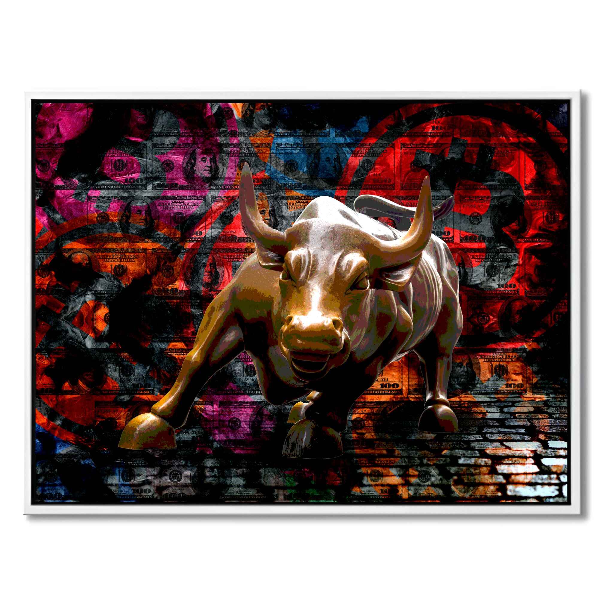 "BITCOIN DOLLAR BULL" - Art For Everyone