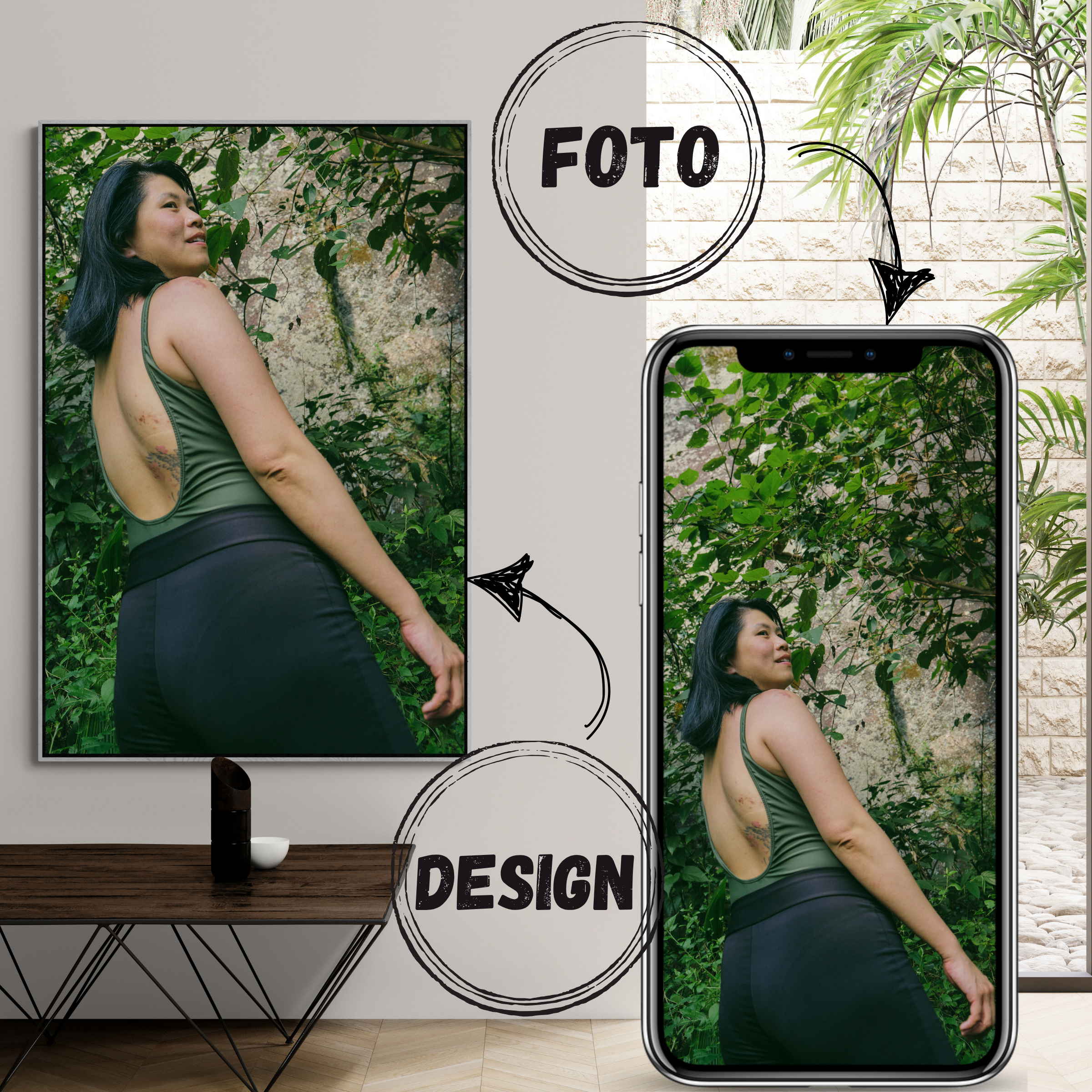 "DEIN FOTO IM PORTRÄT-FORMAT"