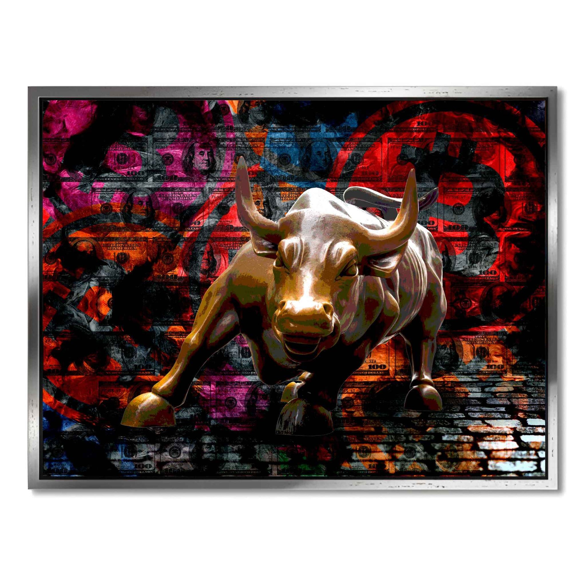 "BITCOIN DOLLAR BULL" - Art For Everyone