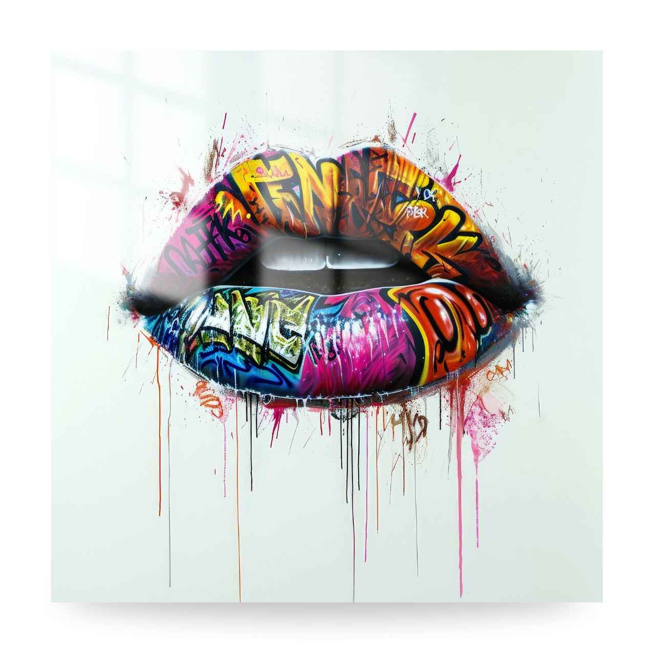 "GRAFFITI LIPS" - Art For Everyone