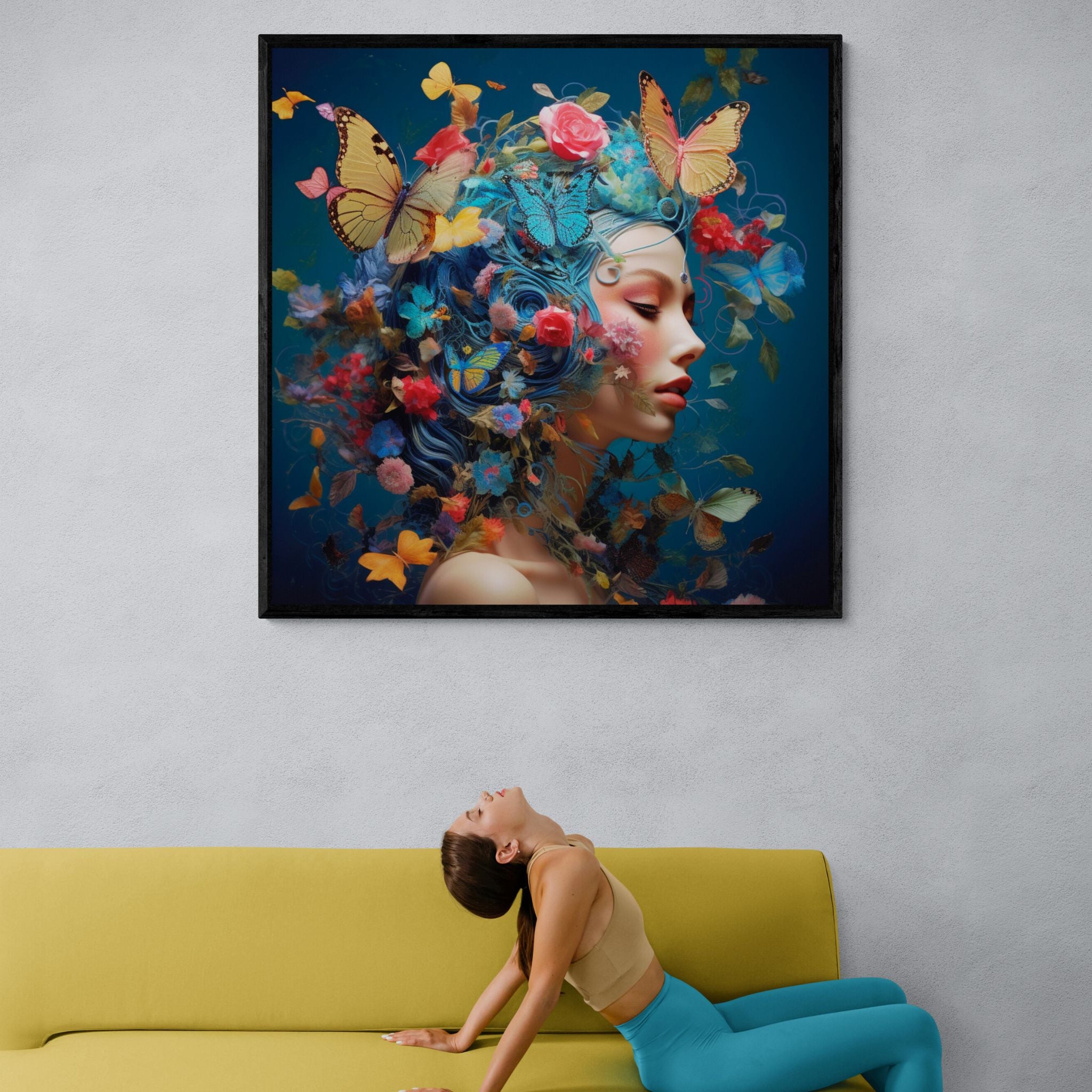 "BUTTERFLY GIRL" - Art For Everyone