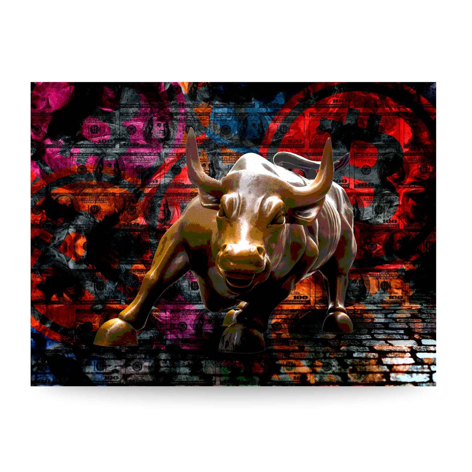 "BITCOIN DOLLAR BULL" - Art For Everyone