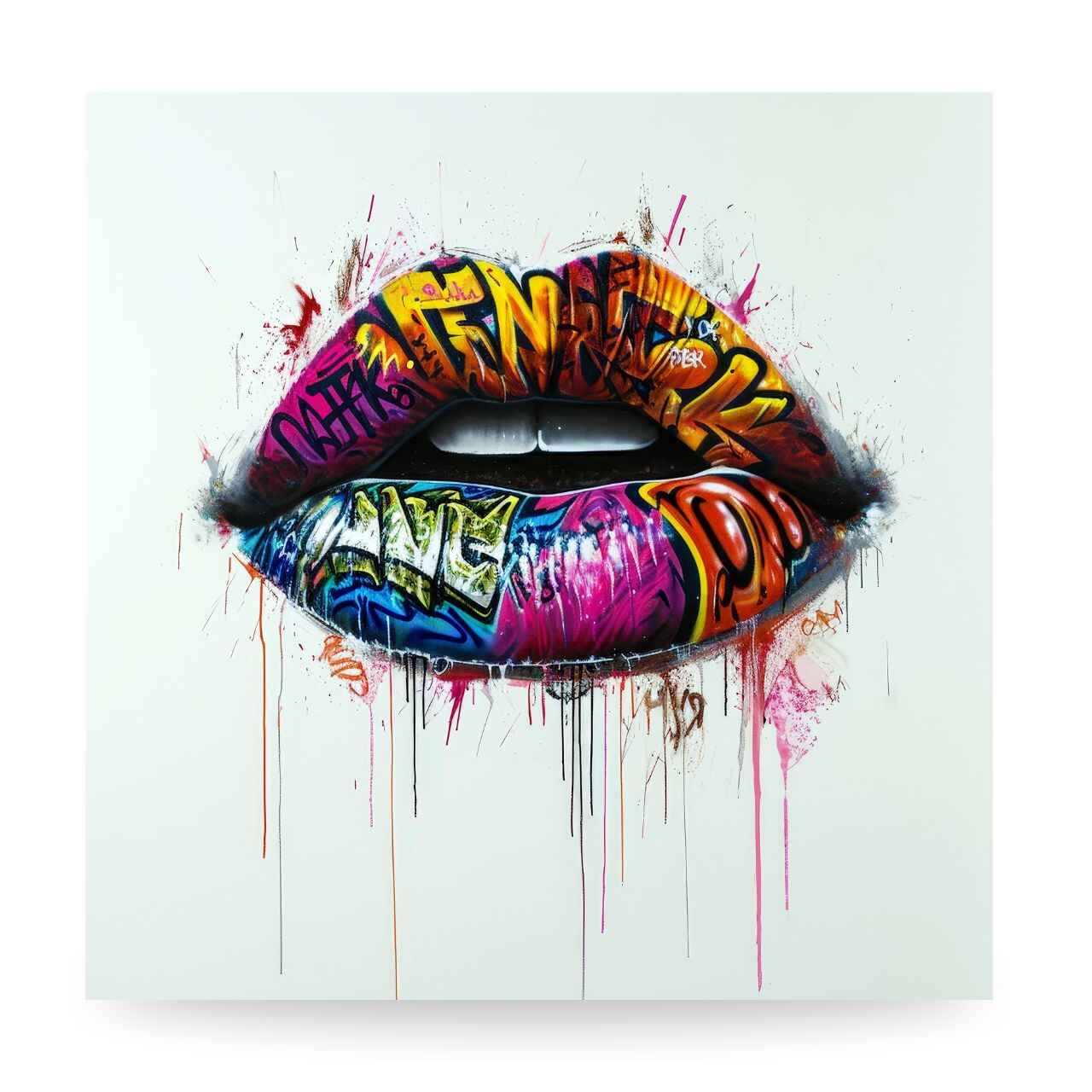 "GRAFFITI LIPS" - Art For Everyone