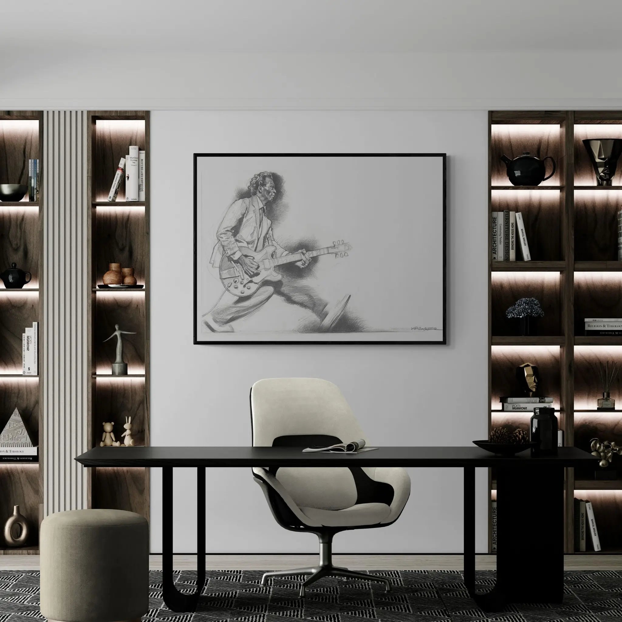 "CHUCK BERRY 2010" von Sebastian Krüger