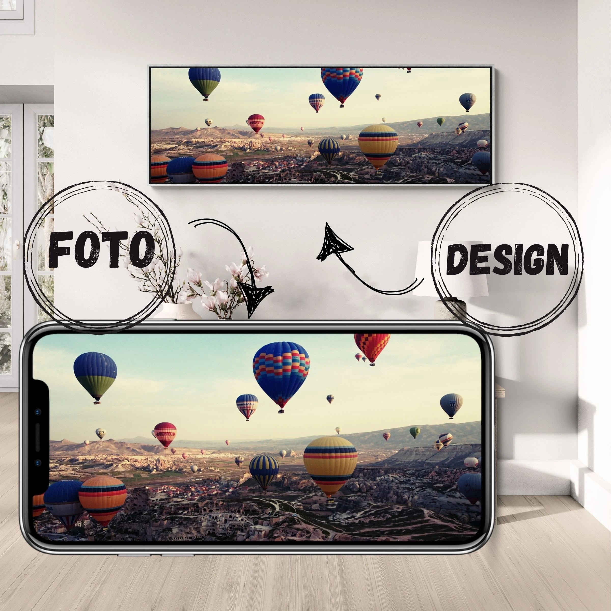 "DEIN FOTO IM PANORAMA-FORMAT"