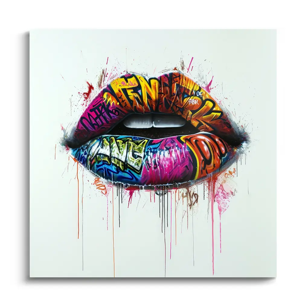 "GRAFFITI LIPS"