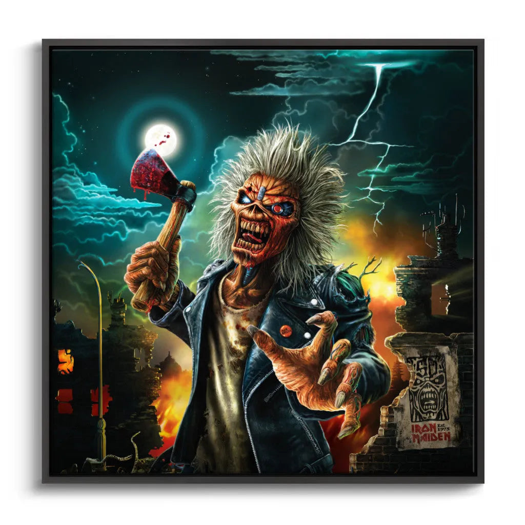 Canvarisma - "IRON MAIDEN - RUN FOR YOUR LIVES" - LIMITED EDITION -  Bild