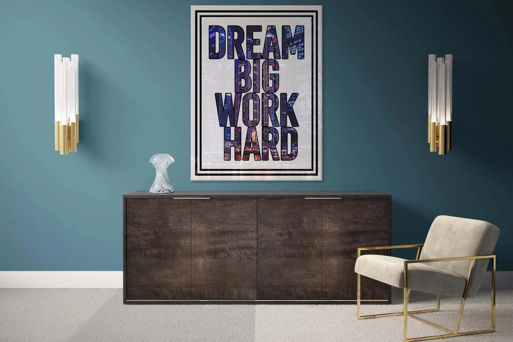 Canvarisma - "DREAM BIG WORK HARD" -  Bild