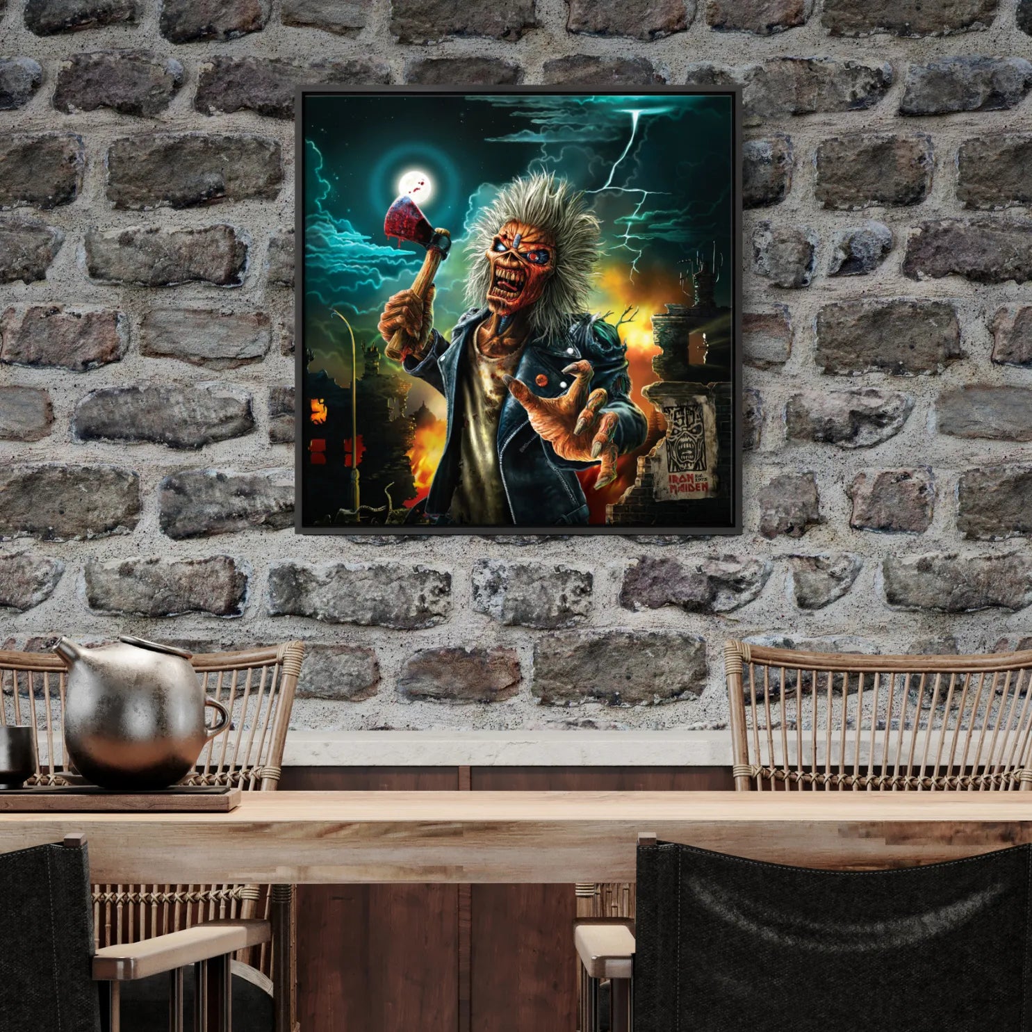 Canvarisma - "IRON MAIDEN - RUN FOR YOUR LIVES" - LIMITED EDITION -  Bild