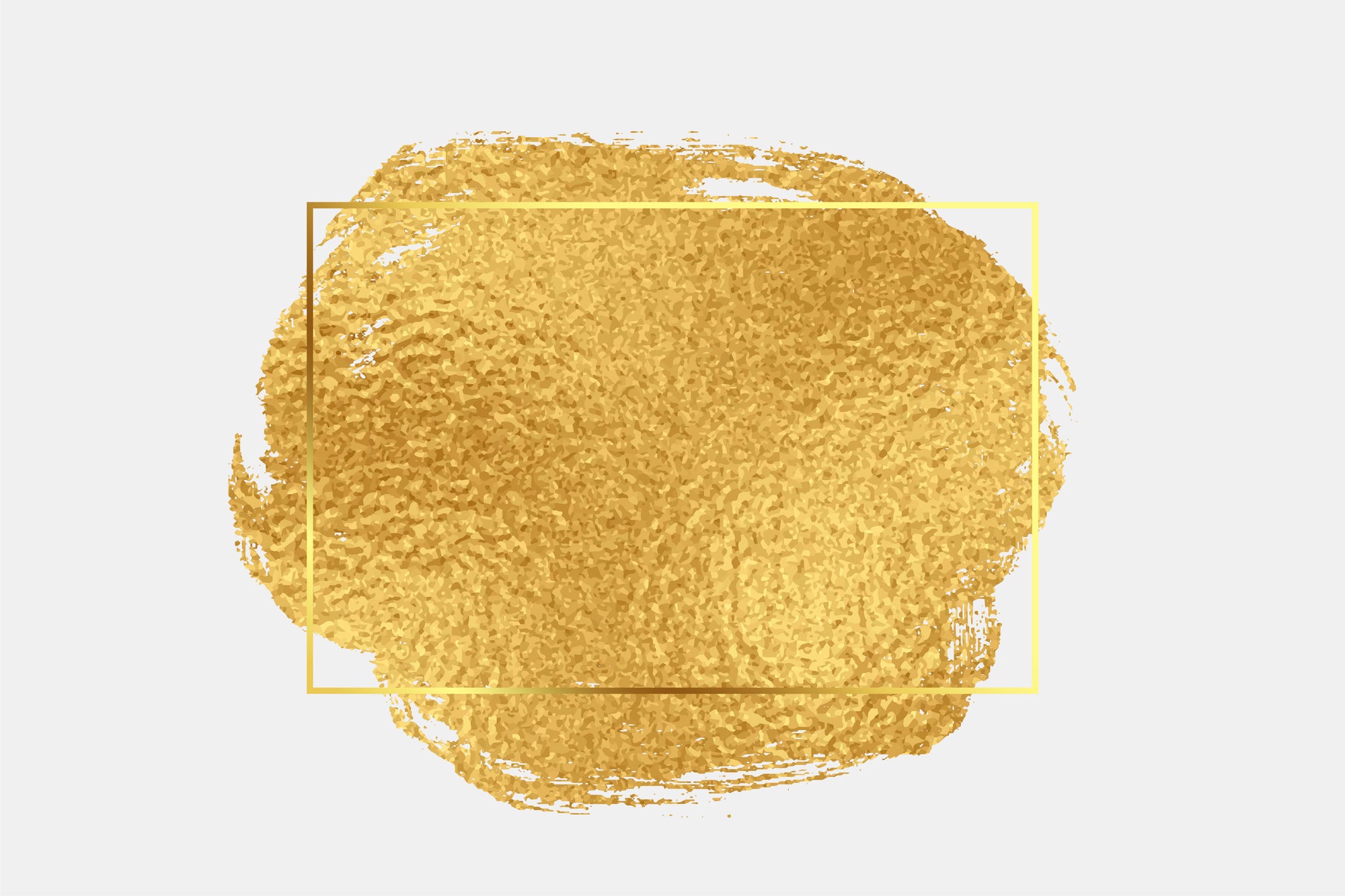 Blattgold Acrylglas Wandbild