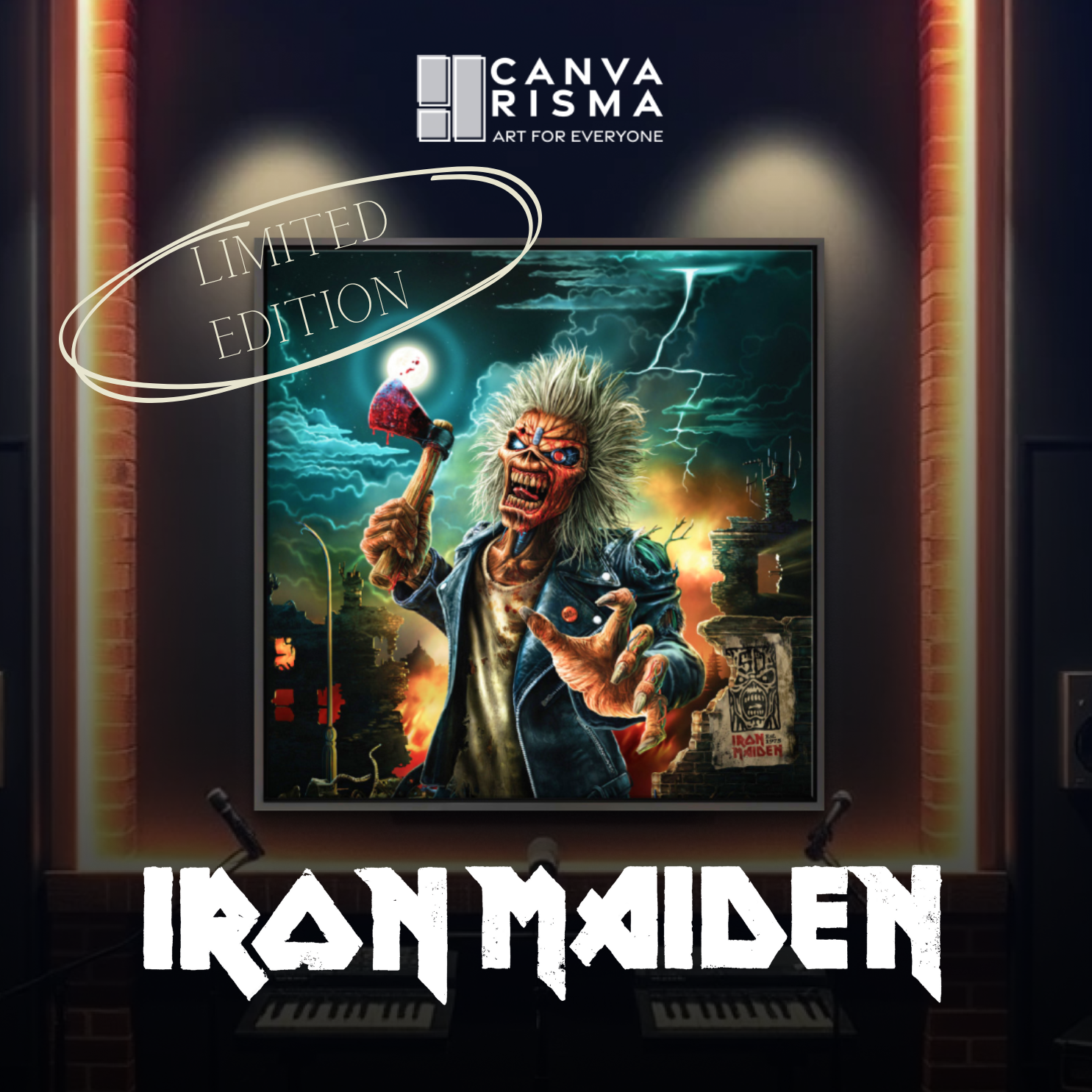 "IRON MAIDEN - RUN FOR YOUR LIVES" - LIMITED EDITION