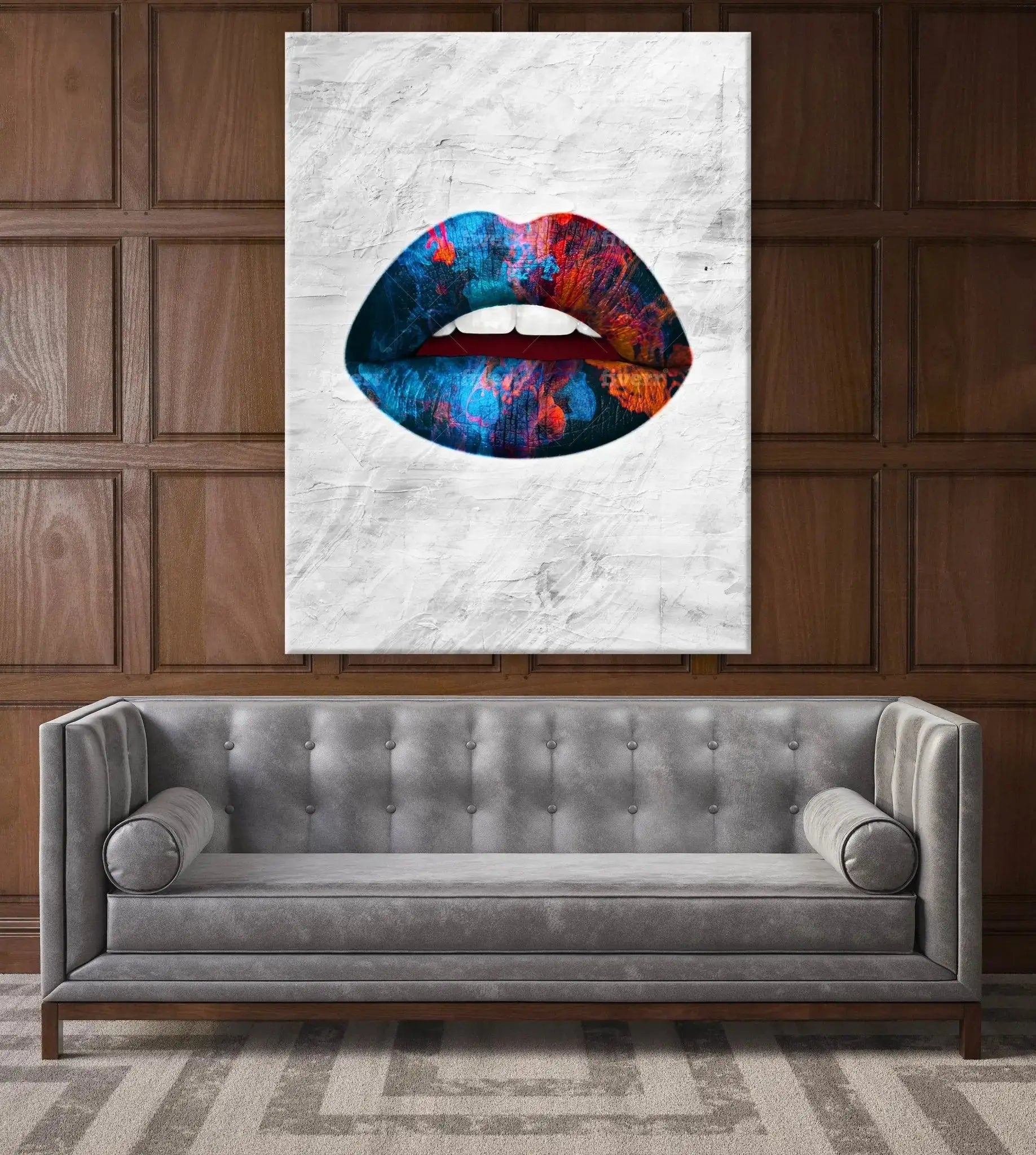 Canvarisma - "PURPLE LIPS" -  Bild