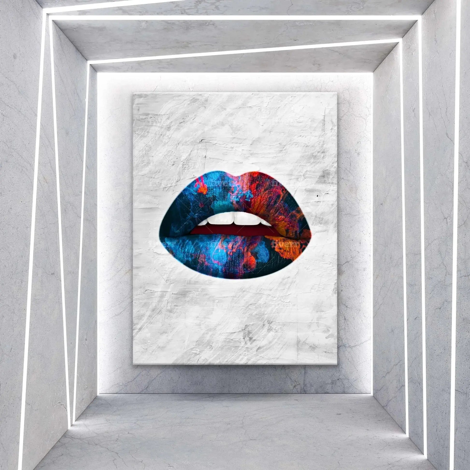 Canvarisma - "PURPLE LIPS" -  Bild