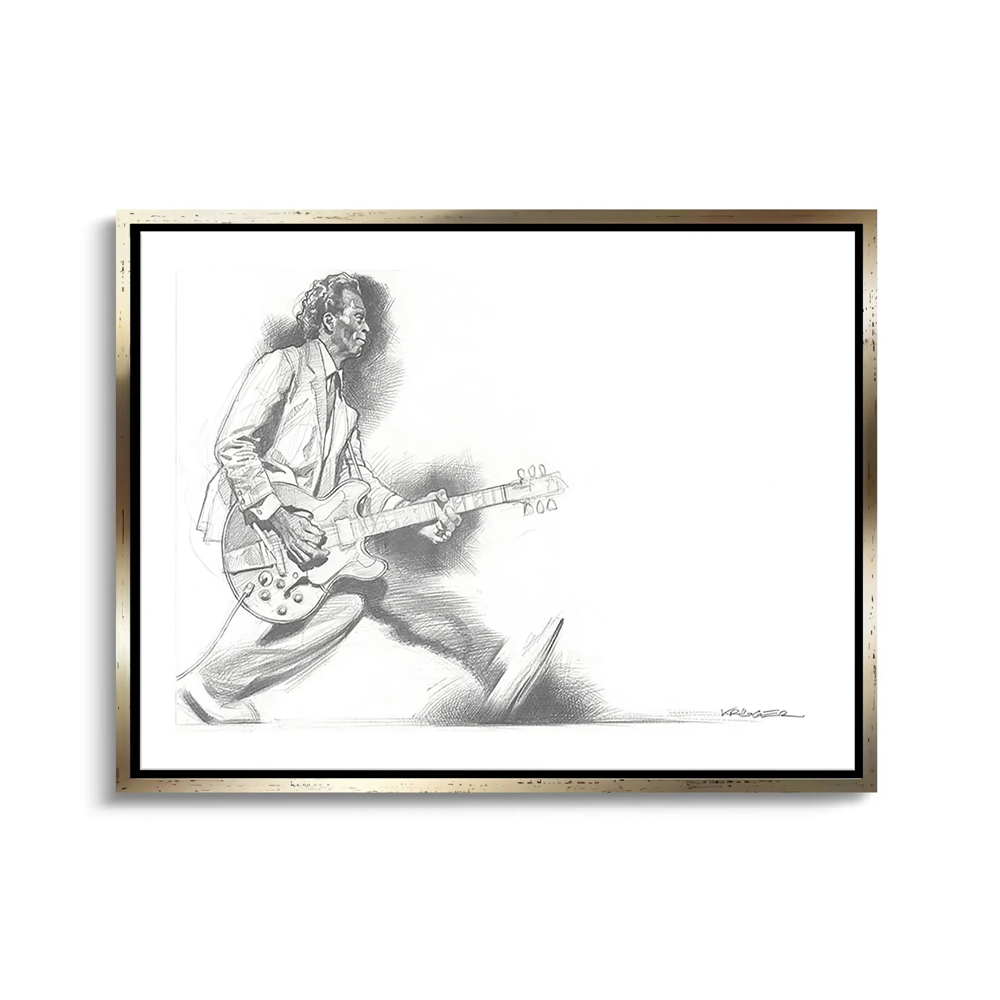 "CHUCK BERRY 2010" von Sebastian Krüger