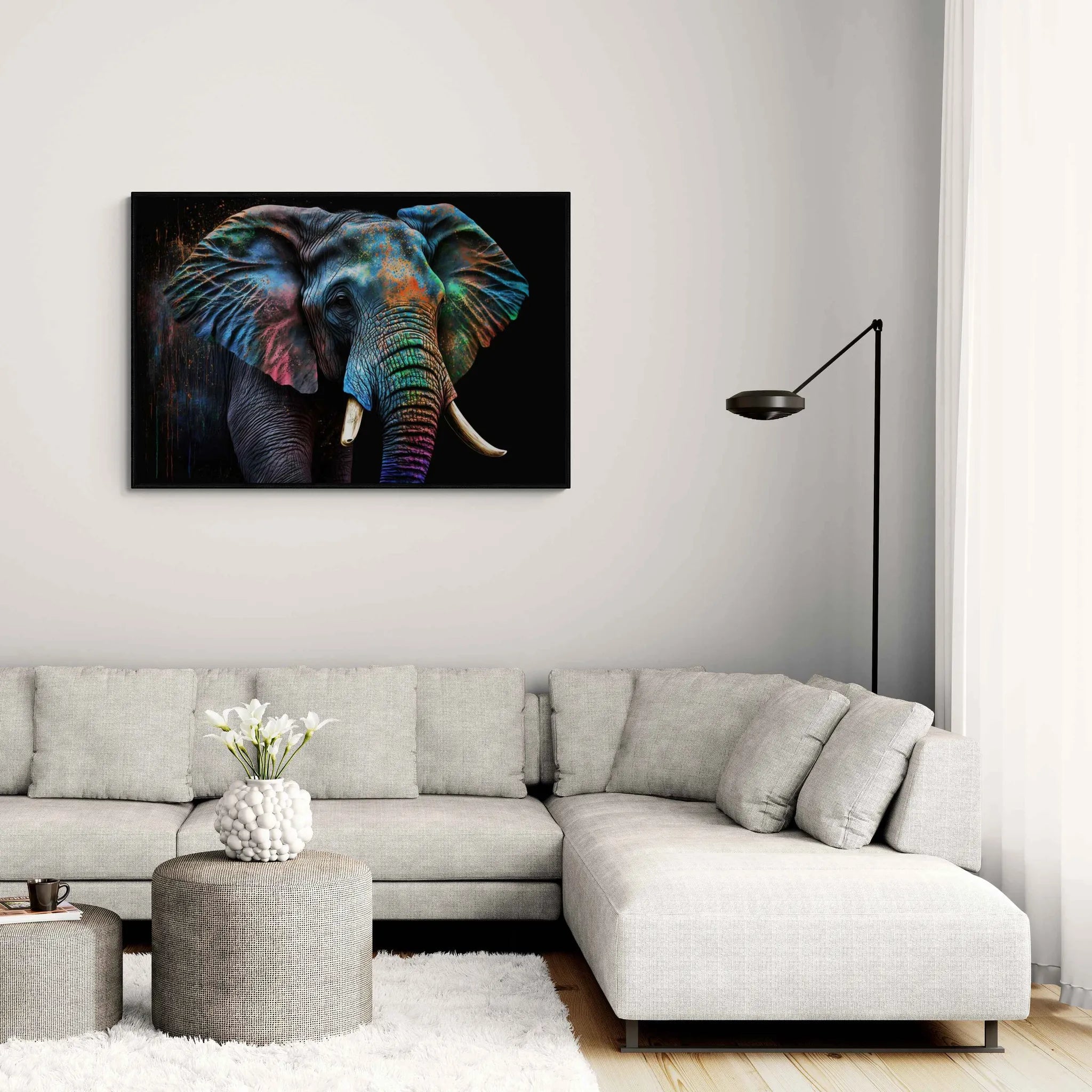 Canvarisma - "COLORFUL ELEPHANT II" -  Bild