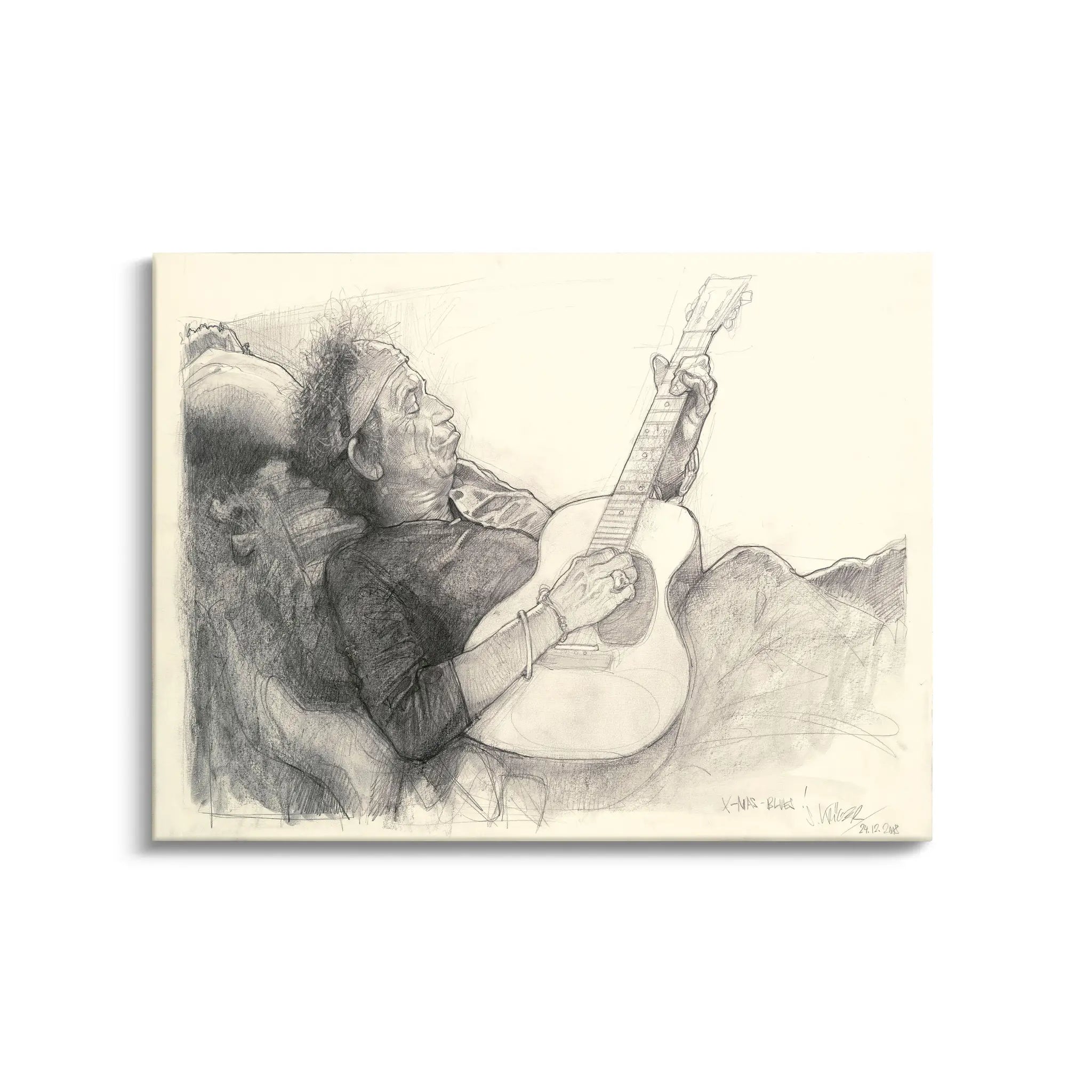 "KEITH RICHARDS X-MAS BLUES 2008" di Sebastian Krüger