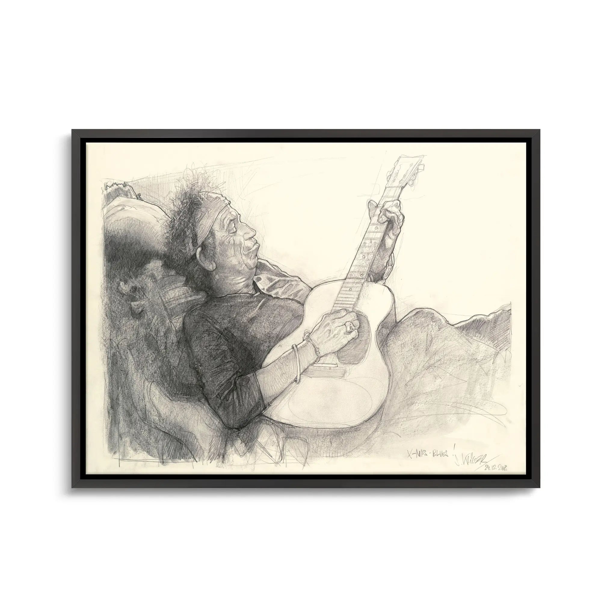 "KEITH RICHARDS X-MAS BLUES 2008" von Sebastian Krüger