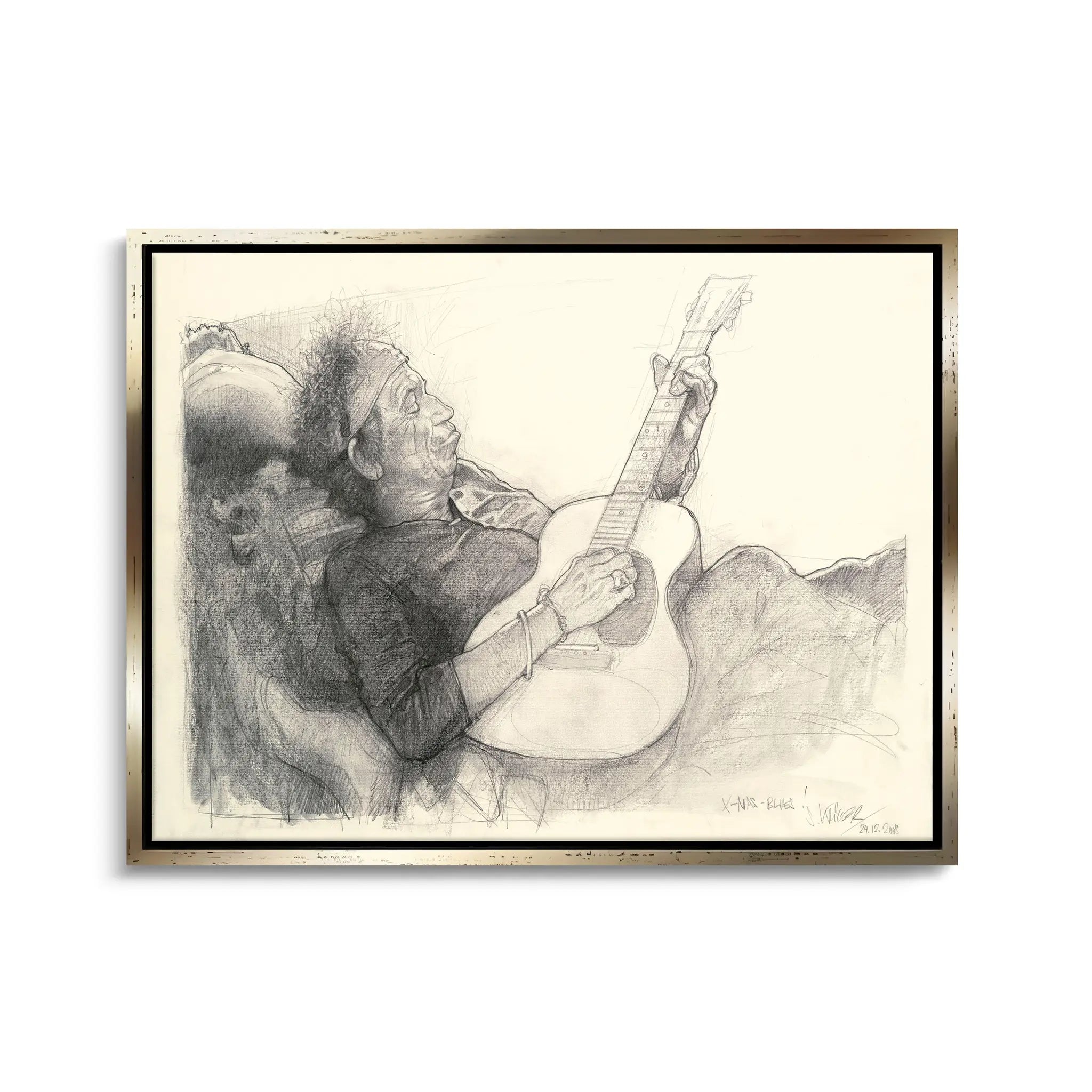 "KEITH RICHARDS X-MAS BLUES 2008" di Sebastian Krüger