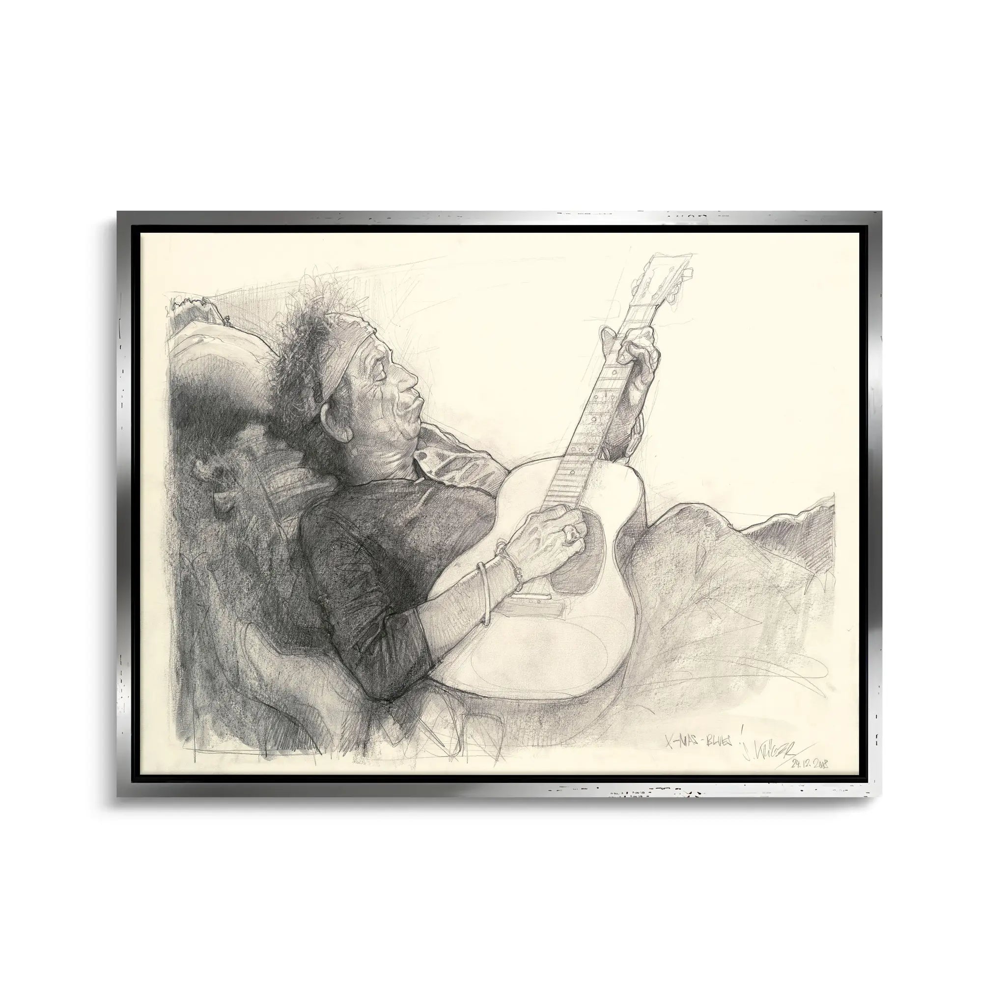 "KEITH RICHARDS X-MAS BLUES 2008" di Sebastian Krüger