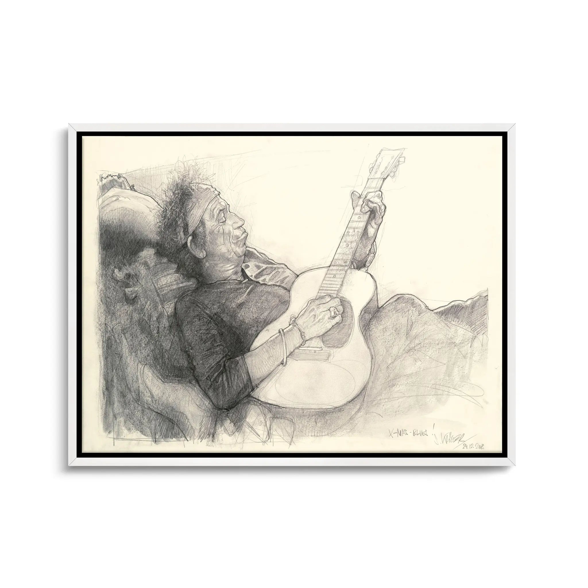 "KEITH RICHARDS X-MAS BLUES 2008" di Sebastian Krüger