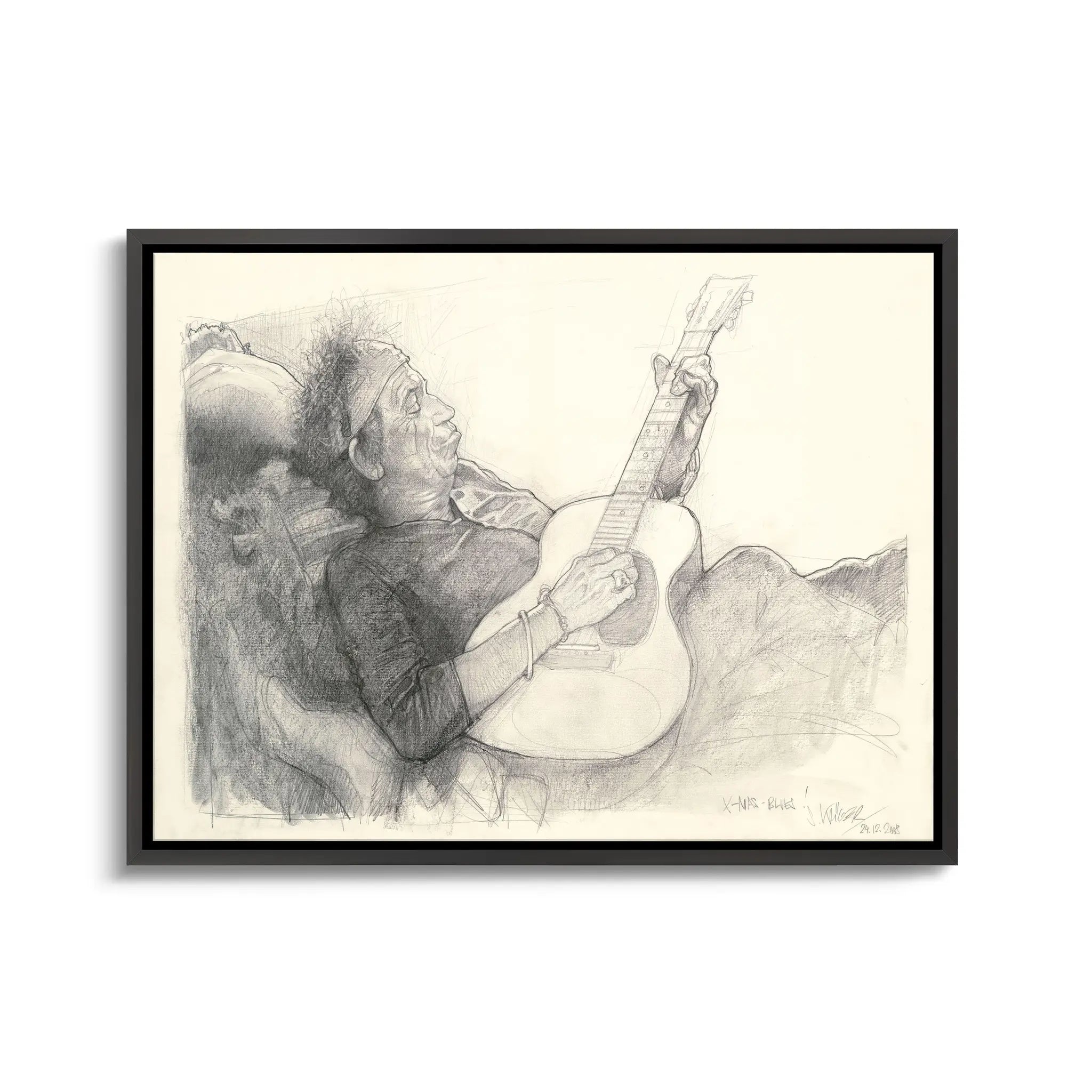 "KEITH RICHARDS X-MAS BLUES 2008" di Sebastian Krüger