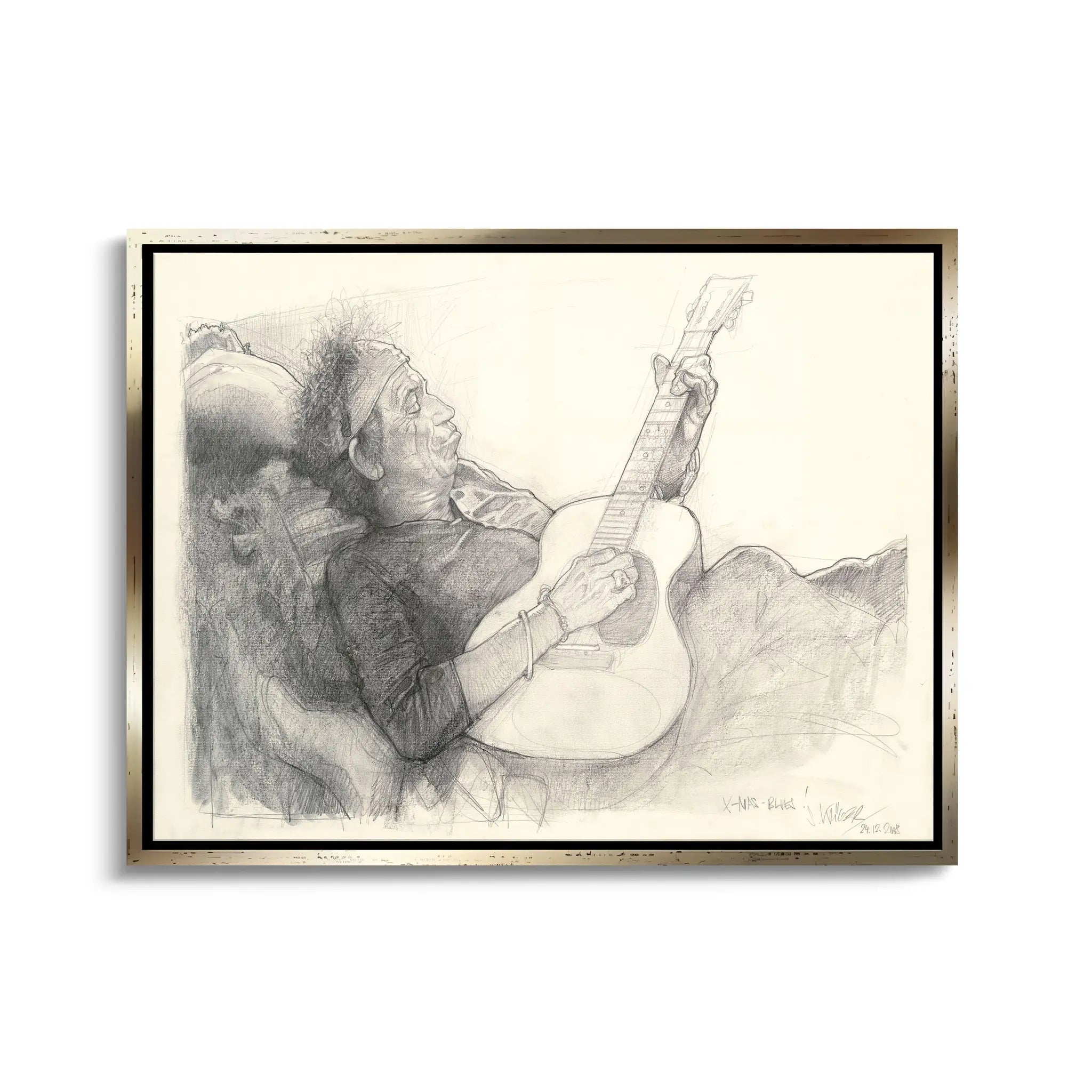 "KEITH RICHARDS X-MAS BLUES 2008" di Sebastian Krüger