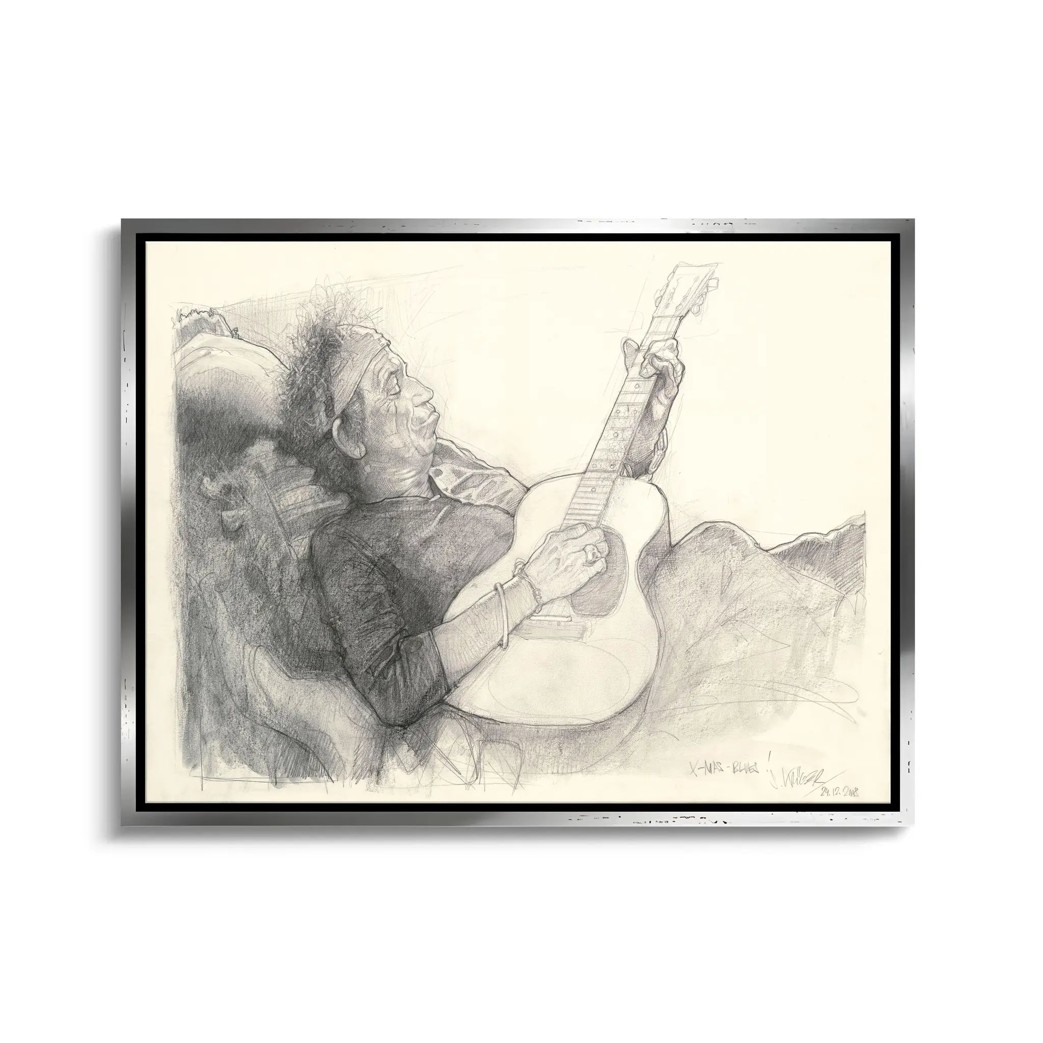 "KEITH RICHARDS X-MAS BLUES 2008" di Sebastian Krüger