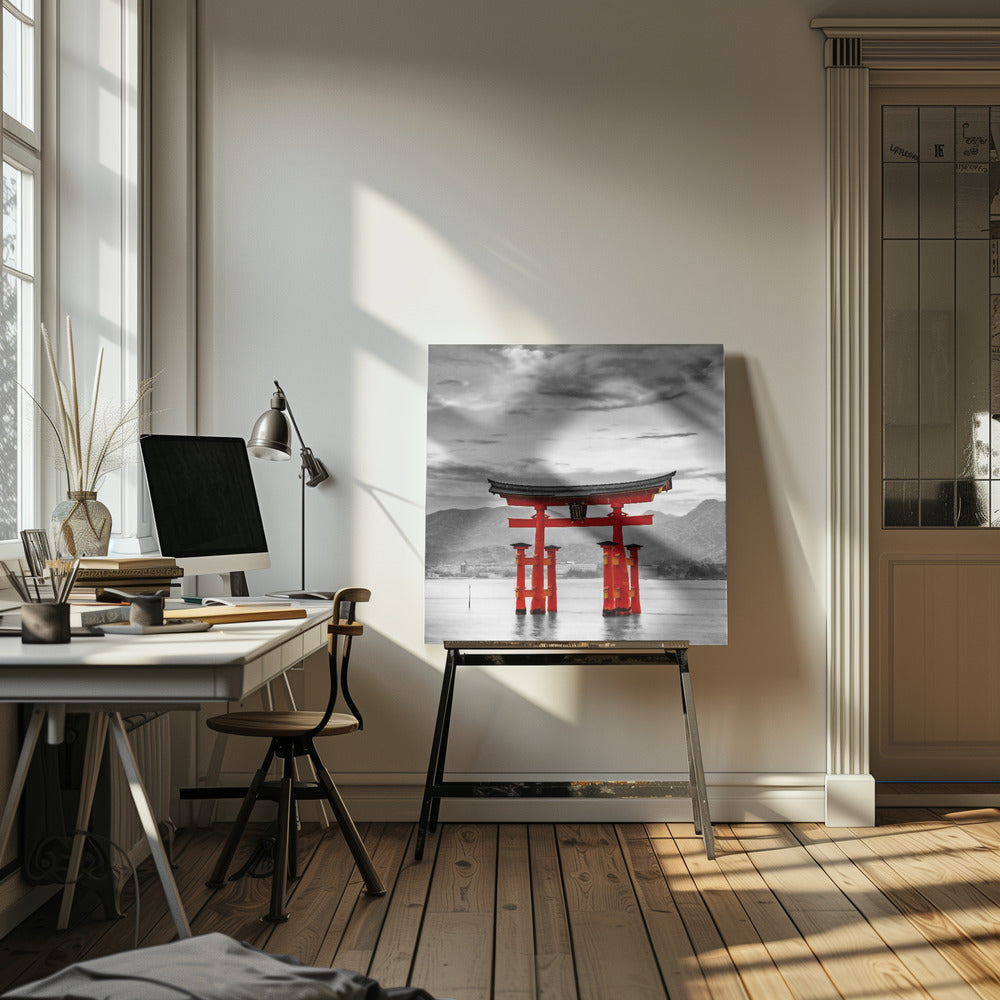 "TORII OF ITSUKUSHIMA SHRINE"