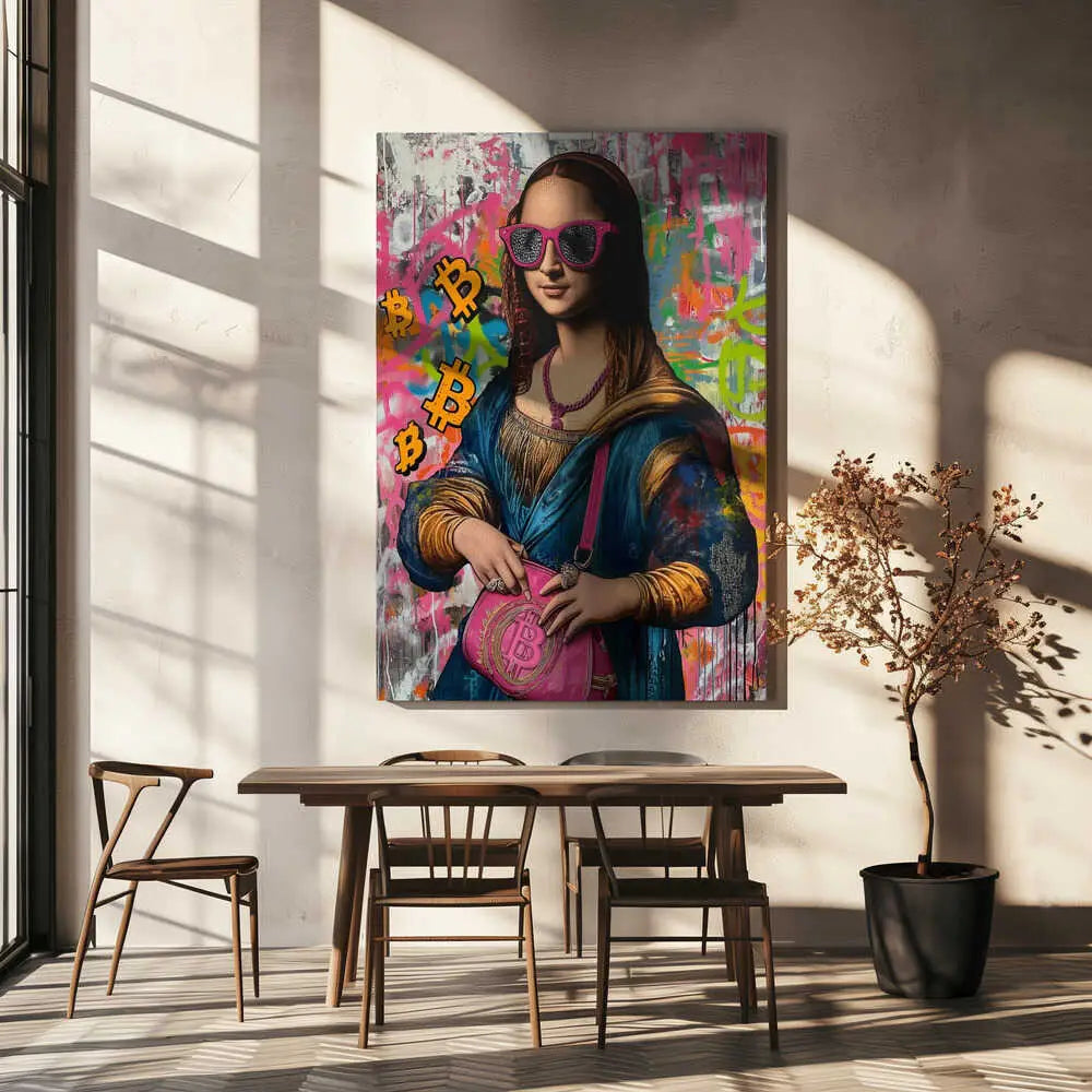 Canvarisma - "MONALISA BITCOIN" -  Bild
