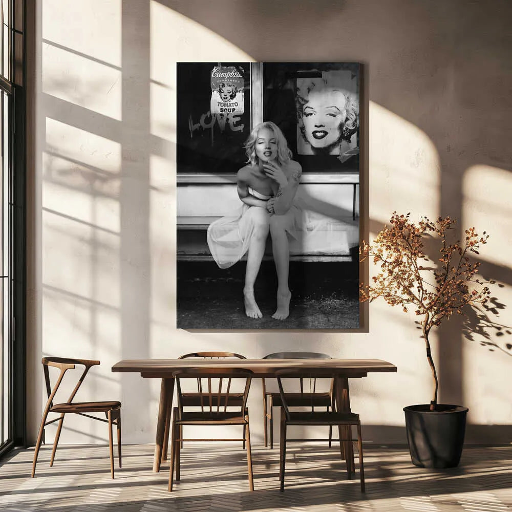 Canvarisma - "NEW MARYLIN BW" -  Bild