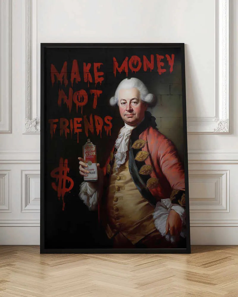 Canvarisma - "MAKE MONEY NOT FRIENDS" -  Bild