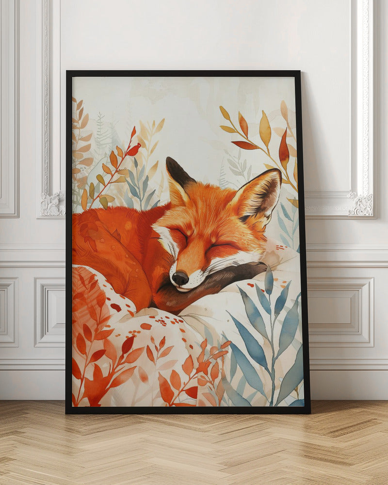 "WATERCOLOR ART FOX 2"