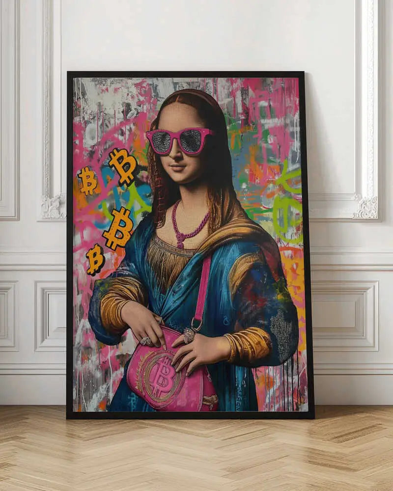 Canvarisma - "MONALISA BITCOIN" -  Bild
